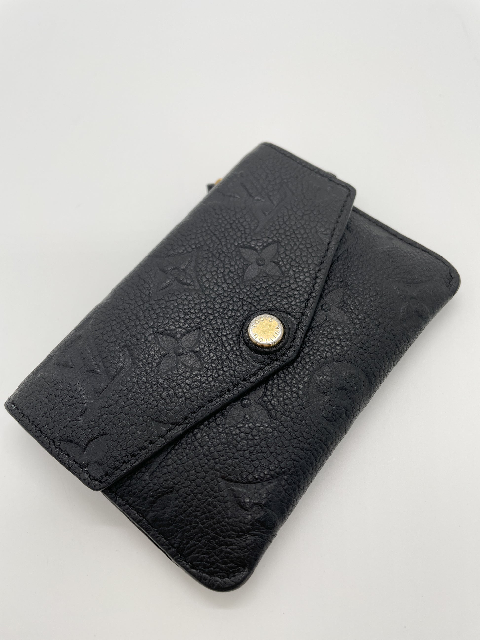 Louis Vuitton, Black Empreinte Coin/Key Pouch