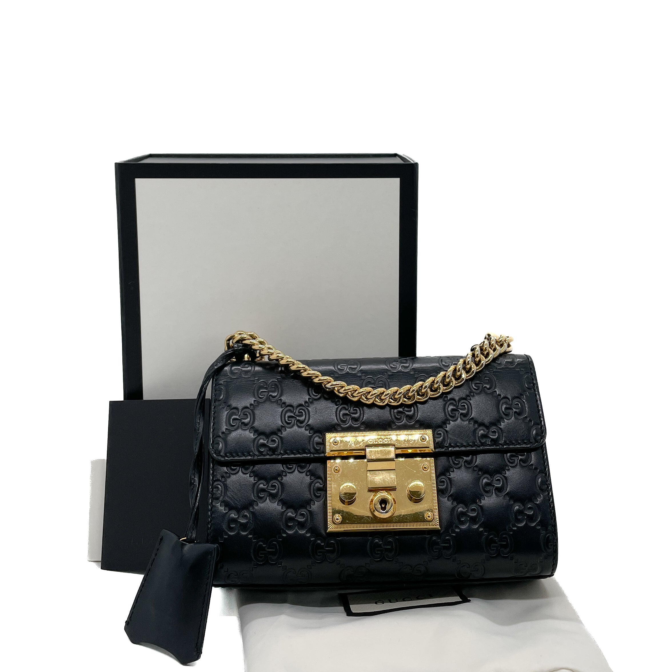 Guccissima padlock outlet bag